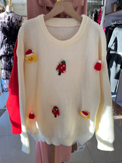 Women Winter Round Neck Pullover